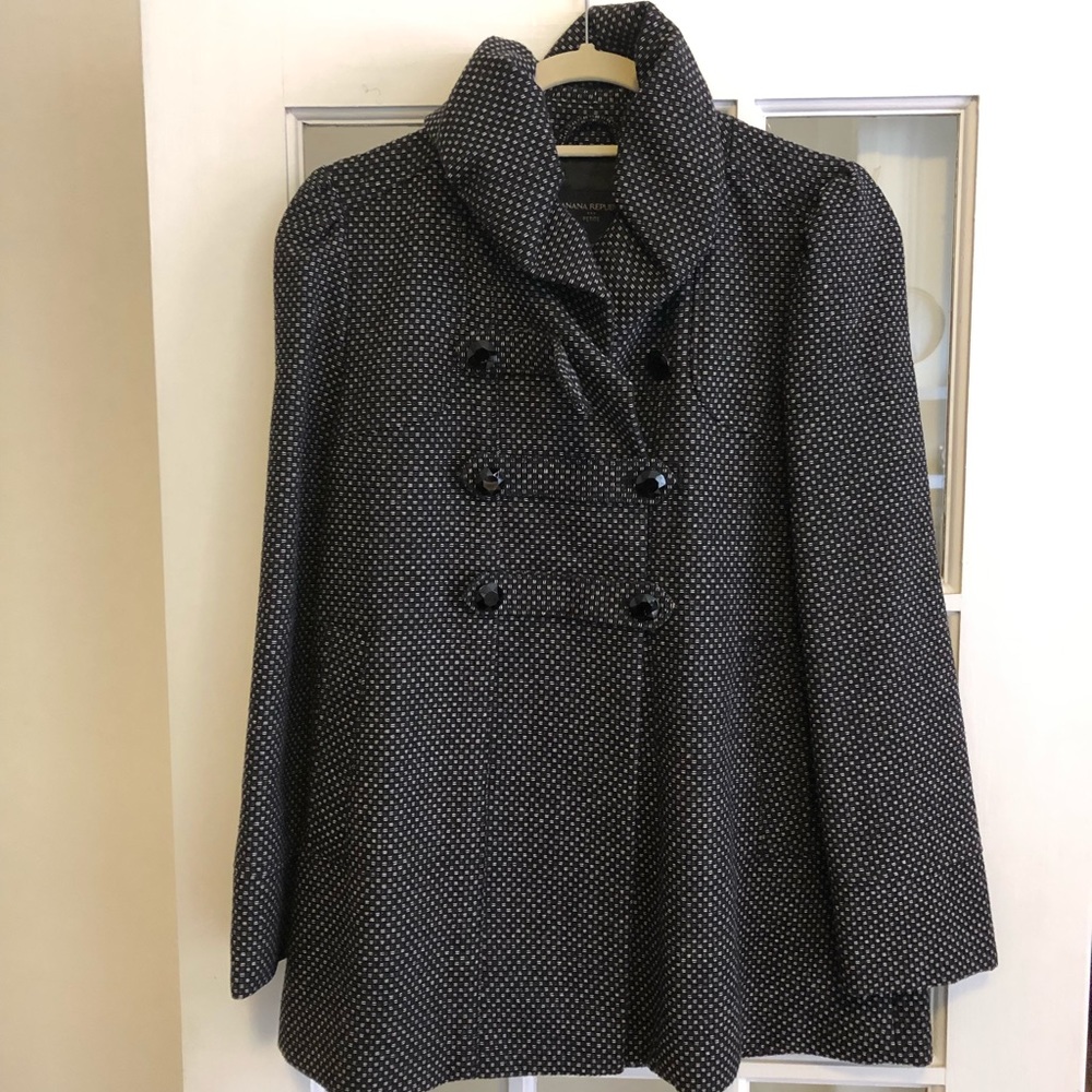 Banana Republic Pea Coat - XS Petite. Like new!